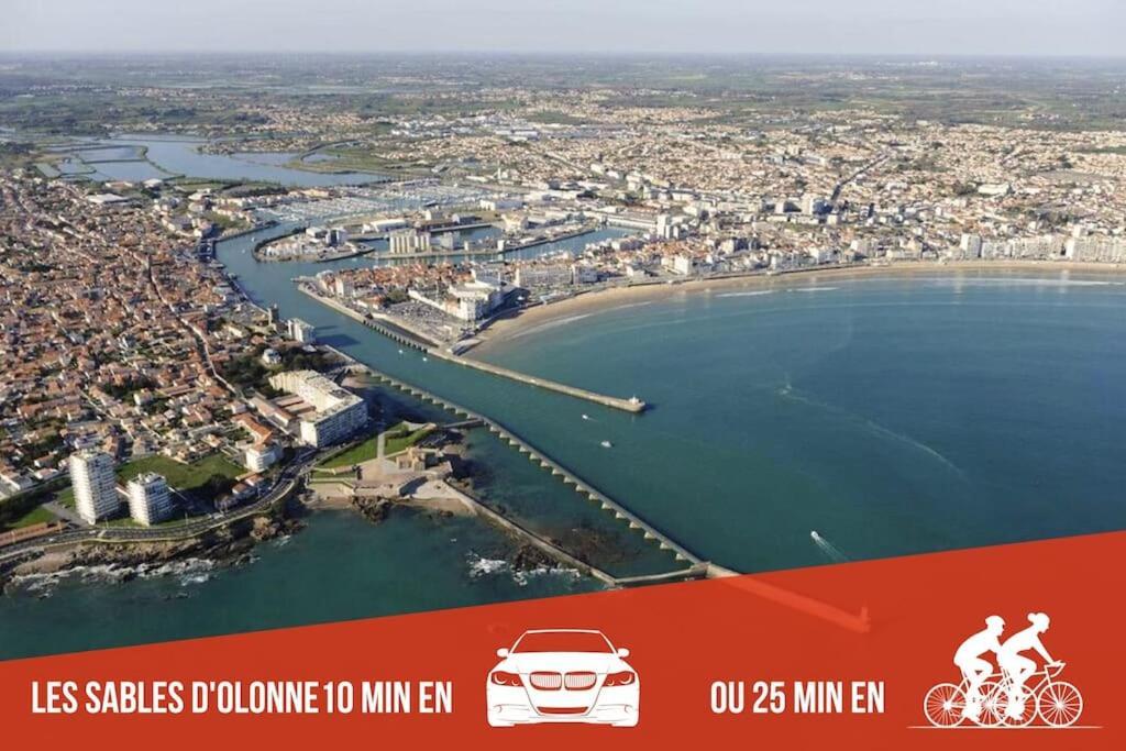 "L'Harmonie" Appartement Cosy 4 Personnes, Vue Golf, Wifi Gratuit Talmont-Saint-Hilaire Extérieur photo